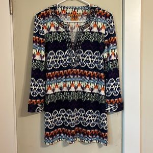 Tory Burch long sleeve mini dress